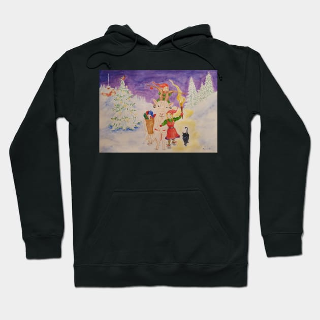 The Yule Goat Hoodie by Kunstner74